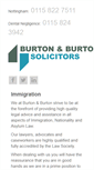 Mobile Screenshot of burtonandburton.co.uk